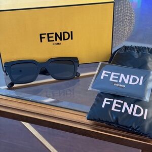Fendi Black Designer Sunglasses